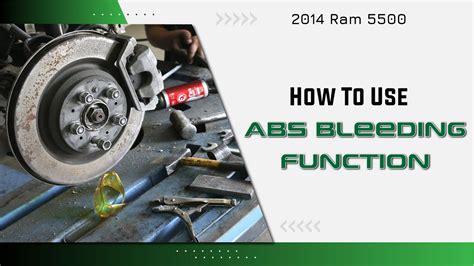 How To Use ABS Bleeding Function On SDS 2014 Ram 5500 YouTube