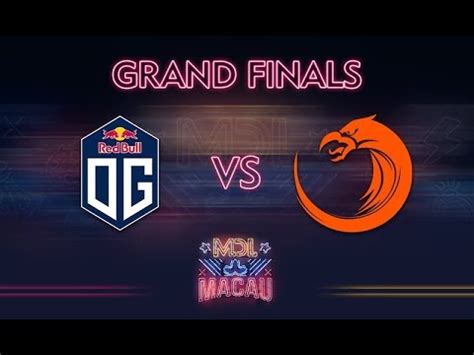 OG Vs TNC Game 2 MDL Macau 2017 Grand Finals ODPixel WinteR