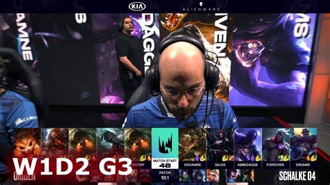 Origen Vs Schalke 04 Week 1 Day 2 S10 LEC Spring 2020 OG Vs S04