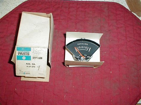 NOS Mopar Fuel Gauge 1967 71 A Body Dodge Plymouth Rallye Dash Hiltop