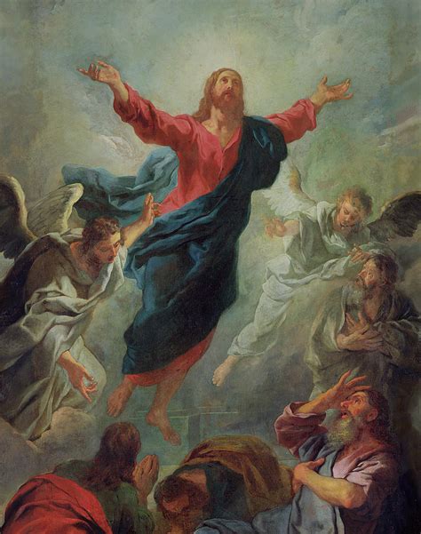 The Ascension Painting By Jean Francois De Troy Pixels