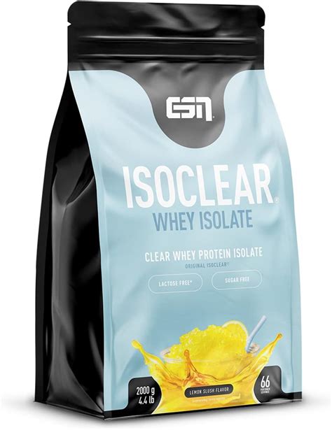 ESN ISOCLEAR Whey Isolate Protein Pulver Lemon Slush 2 Kg Clear Whey