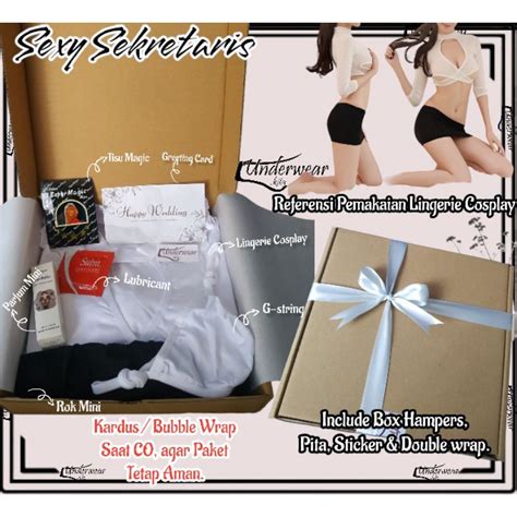 Jual Hampers Pernikahan Kado Wedding Paket Lingerie Cantik Cocok Untuk Kado Pernikahan Shopee