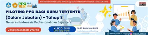 Pendidikan Profesi Guru Usd