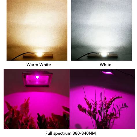 Светодиодная лампа для выращивания чип-диод 5w 10w 20w 30w 50w 220V cob ...