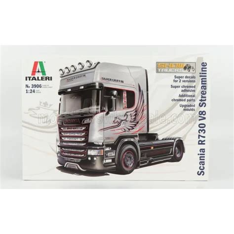 Fr Italeri Scania R Tractor Truck V Streamline Silver Griffin