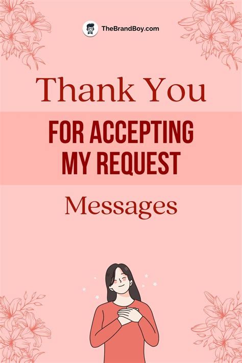 Thank You For Accepting My Request Messages Best Thank You Message