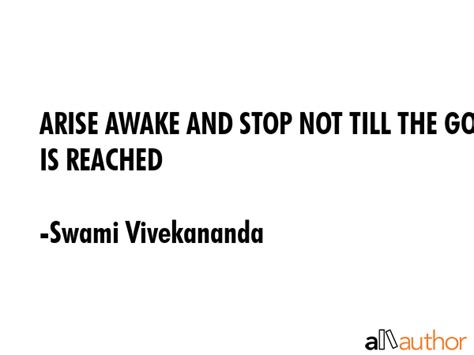 Swami Vivekananda Quote Arise Awake