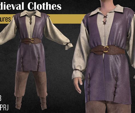 ArtStation - Medieval renaissance farmer peasant clothes | Resources