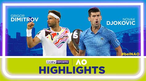 Grigor Dimitrov vs Novak Djokovic | 3rd Round Australian Open 2023 ...