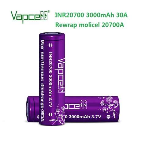 Darmowa wysyłka oficjalna oryginalna Vapcell INR20700 3000mah 30A