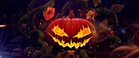 Halloween Pumpkin Wallpaper 4K, Surreal, Scary, 5K, 8K