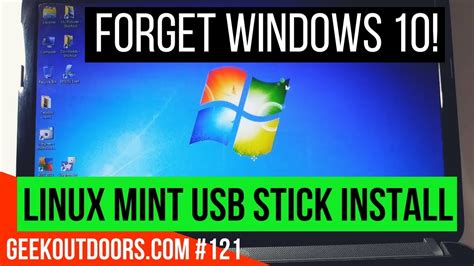 Forget Windows 10 Linux Mint USB Stick Install How To Make Linux USB