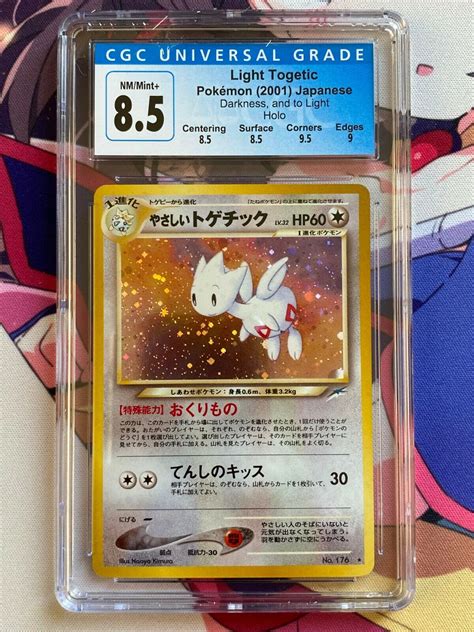 Cgc Psa Light Togetic No Neo Destiny Japanese Holo