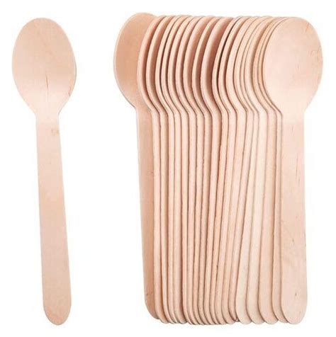 Mm Eco Friendly Disposable Wooden Spoons For Cutlery Use At Best