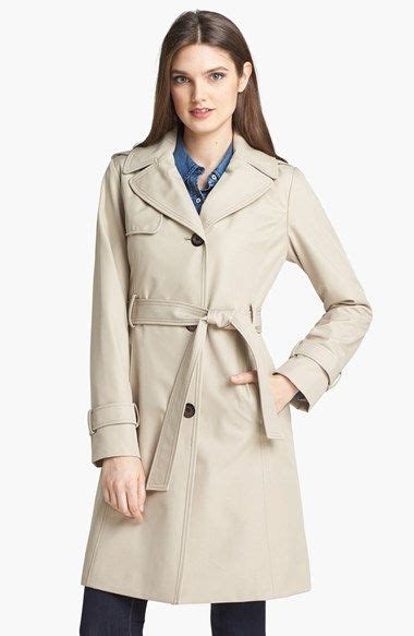 Collection Ellen Tracy Trench Coat With Detachable Hood Nordstrom Trench Coats Women Trench