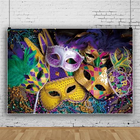 8x6ftmasquerade Backdropmask Birthday Photography Background Graduation Backdrops Banner For