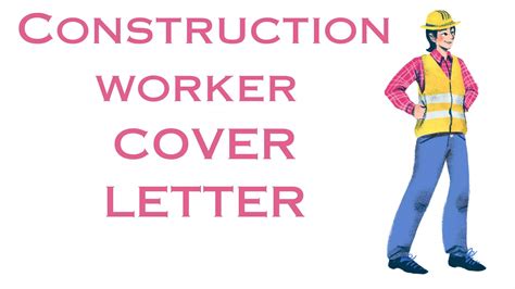 Construction Worker Cover Letter Examples BuildFreeResume