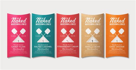 Naked Marshmallow Co Branding And Packaging Design On Behance