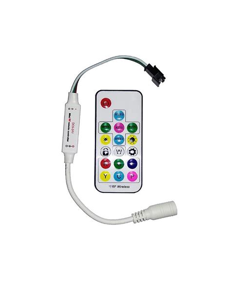 Sp E Mini Inline Spi Led Controller With Keys Rf Remote