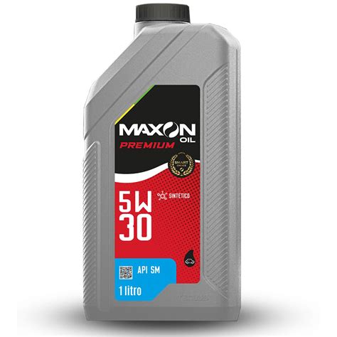 Óleo De Motor Maxon Oil 5W30 100 Sintético Api SM 100 Sintético Sua