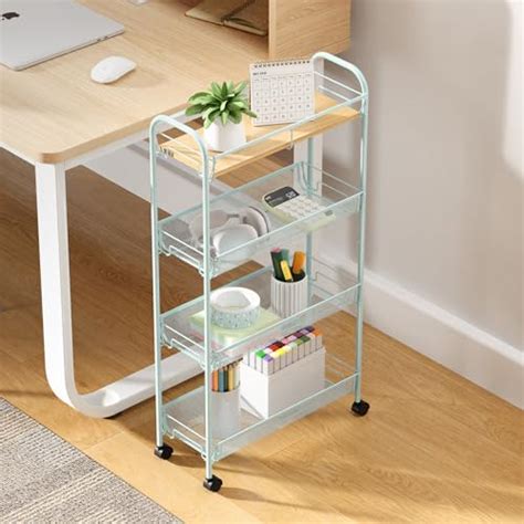 Snapklik Kingrack Tier Slim Rolling Cart