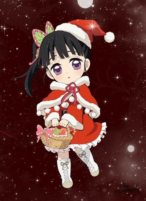 Pin By Liz Kurumu On Navidad Dibujos Anime Christmas Demon Slayer