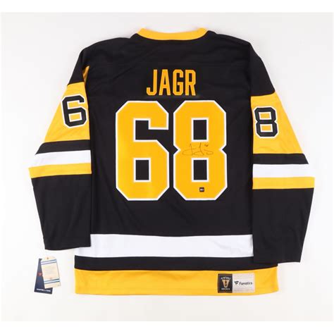 Jaromir Jagr Signed Penguins Jersey (COJO) | Pristine Auction