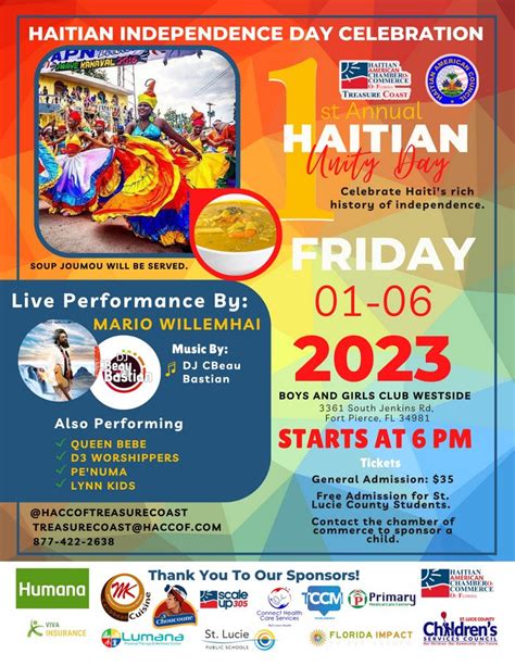 Haitian Independence Day Celebration | Haccof Treasurecoast