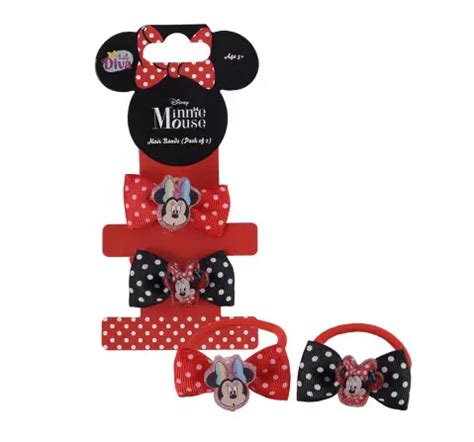 Li L Diva Minnie Mouse Hair Bands Pack Of 2 For Girls Of Age 3Y