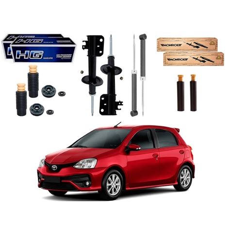 Kit Amortecedor Dianteiro Traseiro Nakata Toyota Etios A