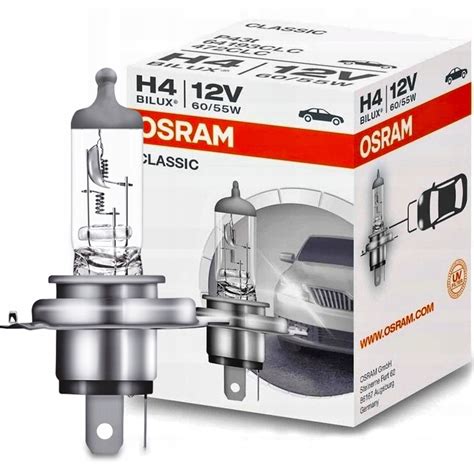 ŻARÓWKA OSRAM H4 60 55W 12V BILUX ORIGINAL P43t SAMOCHODOWA 64193CLC za