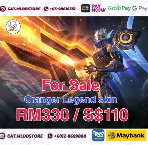 MLBB Granger Legend Skin For Sale 100 Video Gaming Video Games