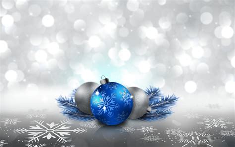 Christmas Ornaments Blue Wallpapers - Wallpaper Cave