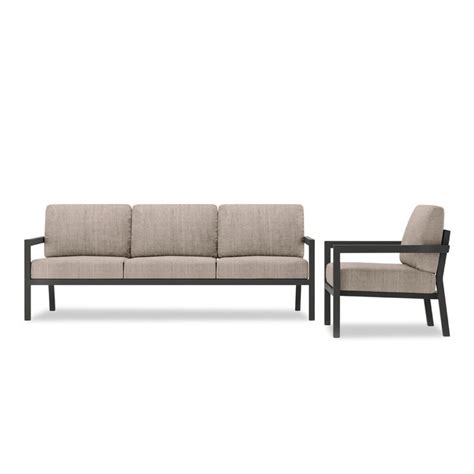 Vivant 83 Wide Outdoor Patio Sofa With Sunbrella Cushions And Reviews Birch Lane