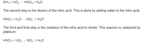 Notes on Ostwald Process