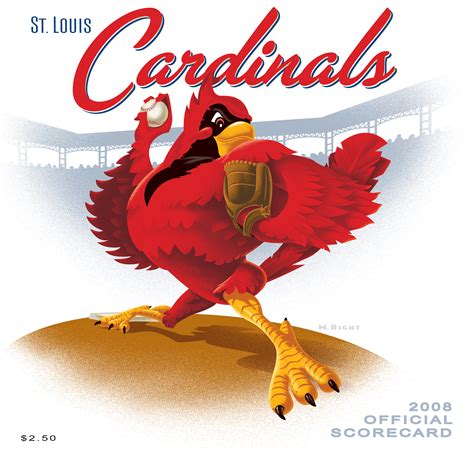 Cardinals Scorecards | DRAW | Mike Right