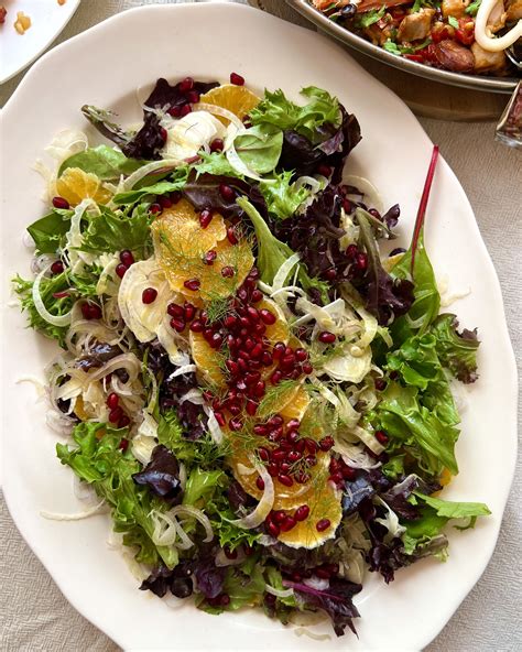 Fennel Orange And Pomegranate Salad — Νικολέττας Kitchen