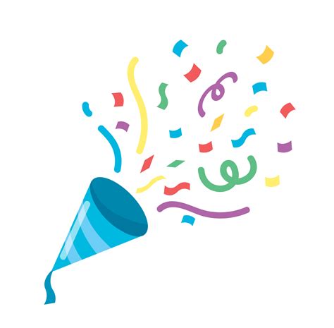 Party Icon Confetti Popper Illustration 12872160 PNG