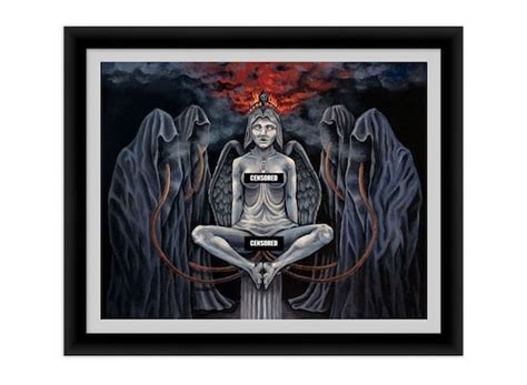 Hearth Isis Statue And Druids Nude Print Etsy