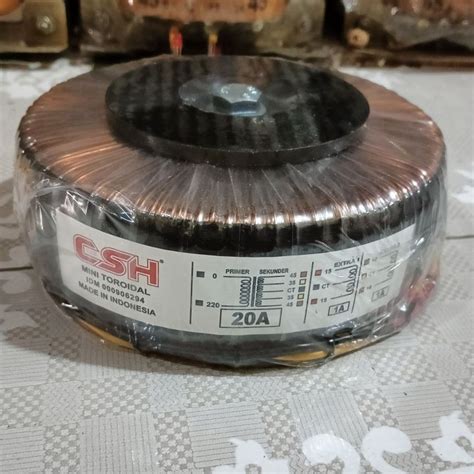 Trafo Toroid Donat 20A CT 45 35V Merk CSH Lazada Indonesia