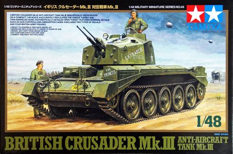 1/48 Tamiya Crusader Mk.Iii A-A Tank Plastic Model Kit - Squadron.com