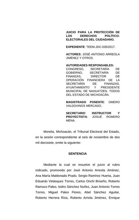 Pdf Juicio Para La Protecci N De Los Derechos Pol Tico Abril Y