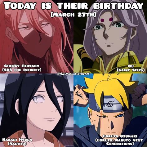 Happy Birthday To These 12 Anime Characters