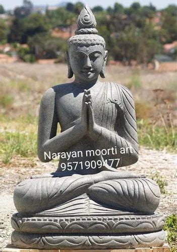 Narayan Moorti White Buddha Marble Idol Statue Size Dimension 5 Feet