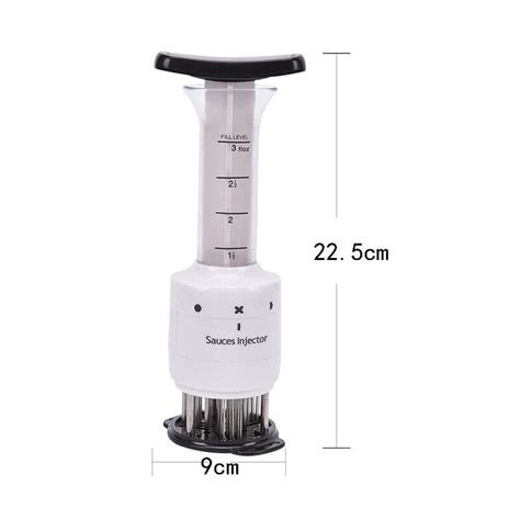 Stainless Steel Meat Tenderizer Needle And Meat Injector Marinade