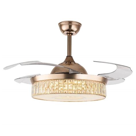 Reviews For OUKANING 42 In Modern Indoor LED Retractable Gold 3 Color