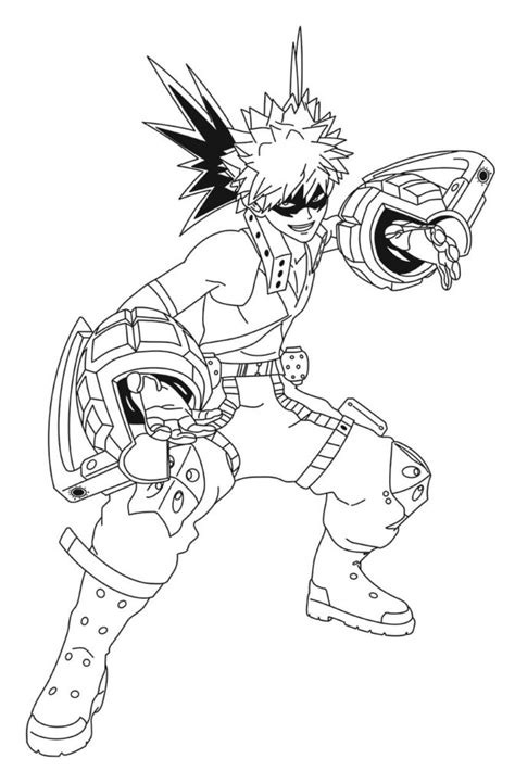 My Hero Academia Coloring Pages Eri