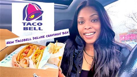 Tacobells New Deluxe Cravings Box Food Review Youtube