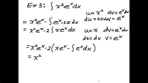 Calc Bc Integration By Parts Part 2 Youtube